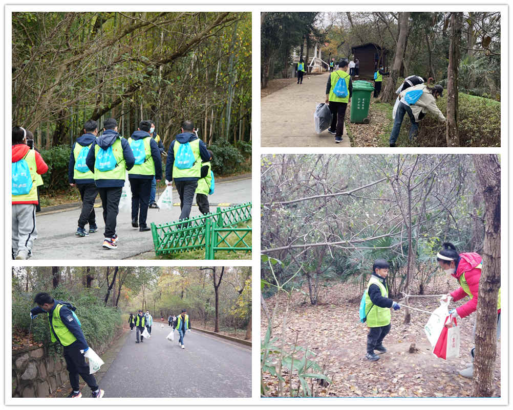 Voluntarios limpian basura plástica en Mt. Dashu